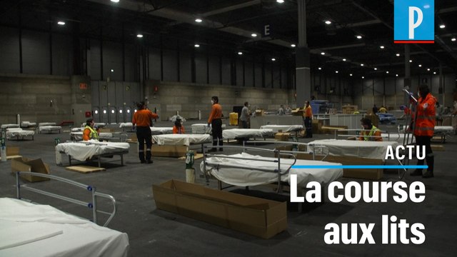 Coronavirus : ces hôpitaux de secours nés dans l'urgence