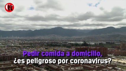 Pedir comida a domicilio, ¿es peligroso por coronavirus?
