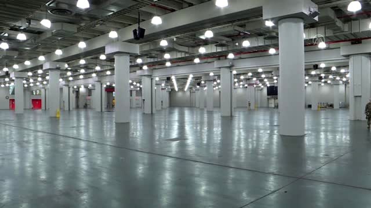 Fuar merkezi olarak kullanılan Javits Center hastaneye dönüştürülüyor - NEW
