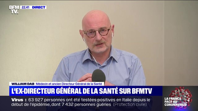 Selon l'ancien directeur Général de la Santé William Dab, nous sommes dans la pire semaine de l'épidémie
