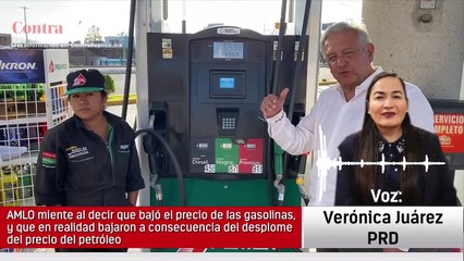 La diputada Verónica Juárez del PRD dan su opinión sobre la baja en los precios de la gasolina