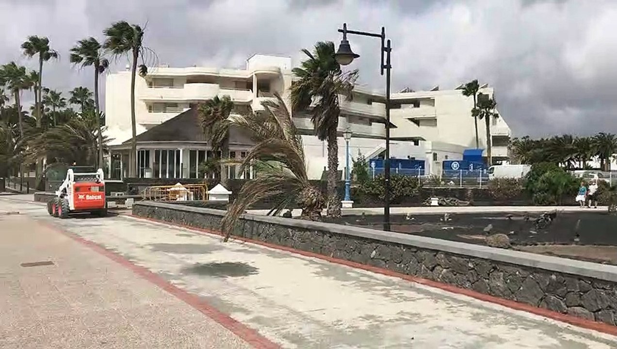 Sad Empty Beaches in Lanzarote Due to Lockdown