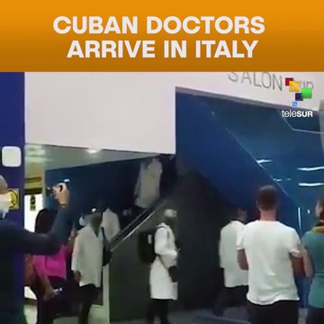 Cuban Doctors Arrive In Italy