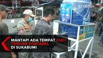 Mantap! Ada Tempat Cuci Tangan Portabel Cegah Corona di Sukabumi