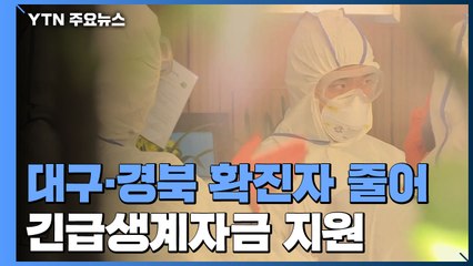 대구 경북 확진자 감소세 '뚜렷'...긴급생계자금 지원 / YTN