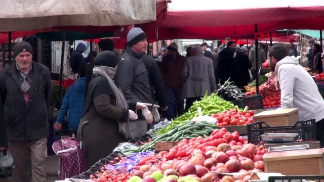 ERZURUM Pazarda 'seçmece' tartışması