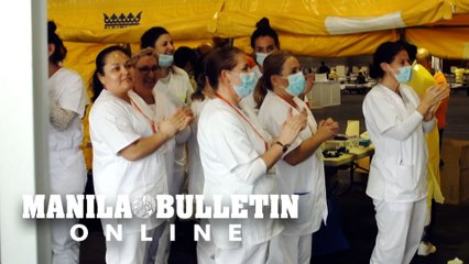 Coronavirus: First patient recovers from new coronavirus leaves makeshift Madrid facility