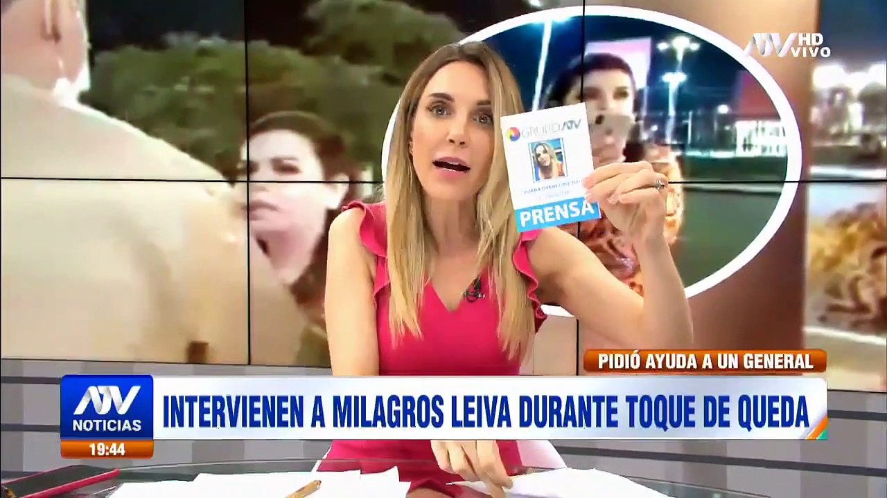 #JulianaOxenford le dice a #MilagrosLeiva ¿Quien eres,Dios?