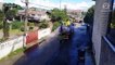 Volunteers sanitize Tacloban streets to contain coronavirus