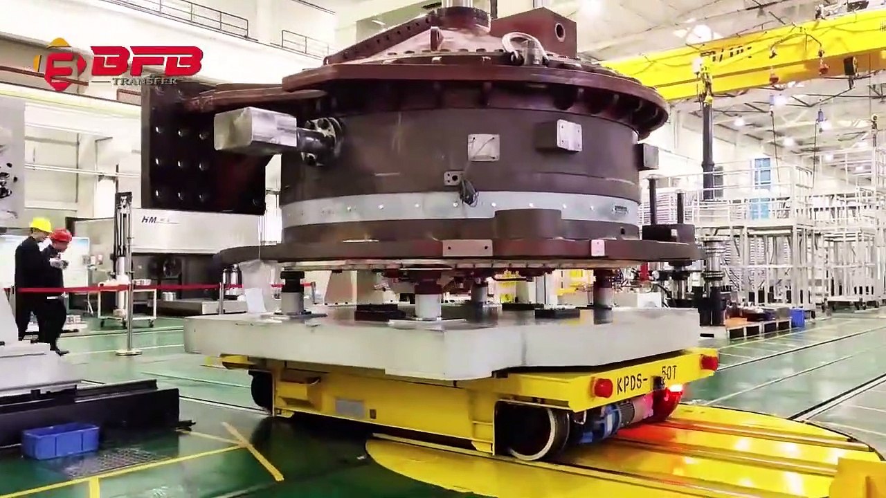 Heavy Duty Industrial Motorized Rail Cart/Low Voltage Electric Powered Flat Trolley