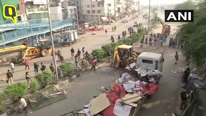 Download Video: Coronavirus Scare: Shaheen Bagh Protest Site Cleared Amid Lockdown in Delhi, Some Detained