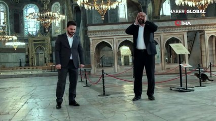 Ayasofya tarihinde ilk! Akustik test kaydı gerçekleştirildi