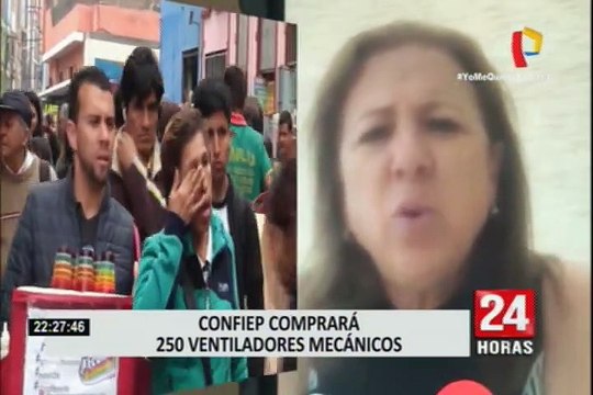 CONFIEP donará 250 ventiladores mecánicos