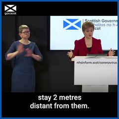 Download Video: Coronavirus - First Minister Nicola Sturgeon’s statement on social distancing