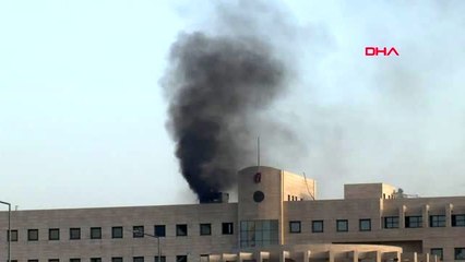 Antalya Defterdarlığı'ndaki yangın korkuttu