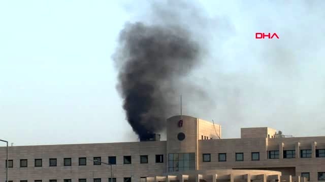 Antalya Defterdarlığı'ndaki yangın korkuttu