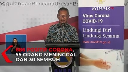 [UPDATE TERKINI] 686 Positif Corona, 55 Orang Meninggal dan 30 Sembuh