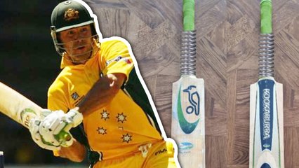 Indian fans made fun of Ponting tweet about his 2003 WC final bat.