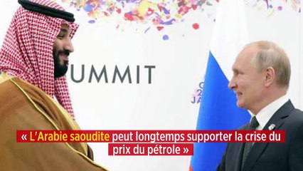 « L'Arabie saoudite peut longtemps supporter la crise du prix du pétrole »
