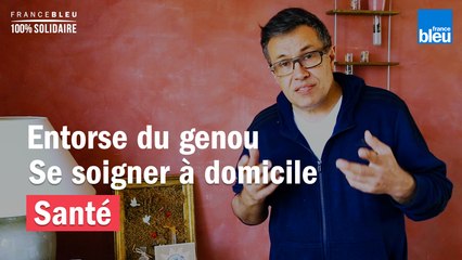 Conseils kiné : soigner une entorse du genou à la maison