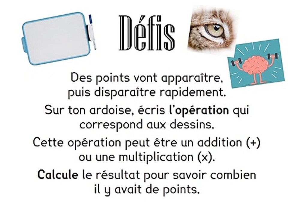 Defis calcul mental, calcul rapide