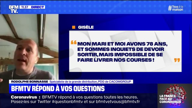 Mon mari et moi sommes âgés et inquiets, comment éviter de sortir faire nos courses ? Un spécialiste de la grande distribution répond à vos questions