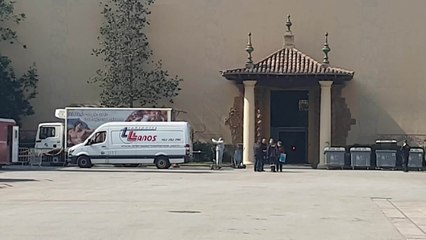 La UME prepara el pabellón para los sin techo