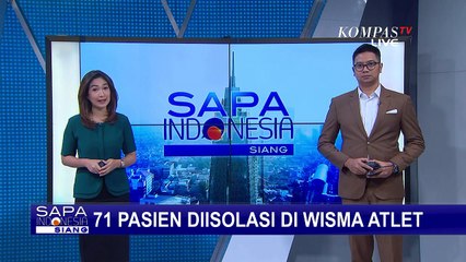 71 Pasien Diisolasi di RS Darurat Wisma Atlet