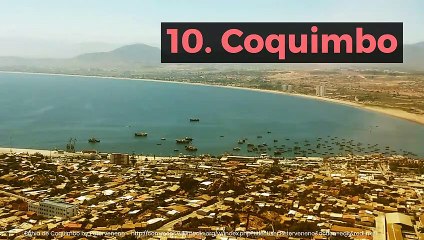 Top 11 biggest cities in Chile