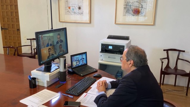 Torra participa en el Consejo Ejecutivo a través de videoconferencia