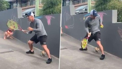 Watch : David Warner Uses Tennis Ball To Hone Catching Skills