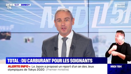Total va offrir du carburant aux soignants annonce son porte-parole, Jacques-Emmanuel Saulnier