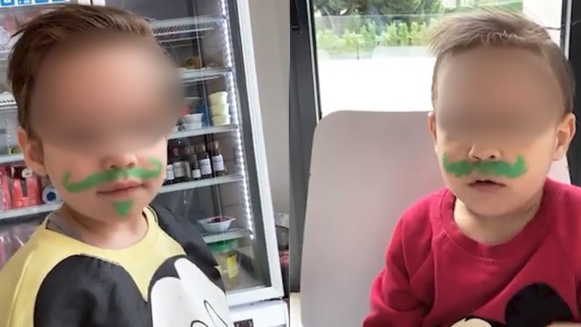 Alice Campello y Álvaro Morata convierten a sus hijos en Dalí