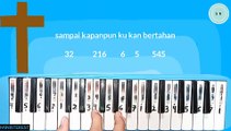 NOT PIANIKA LAGU ENGKAULAH PERISAIKU [JCLF] LAGU ROHANI
