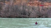 TUNCELİ Munzur Nehri'nde kaybolan uzman çavuşu arama çalışmaları 8'inci günde