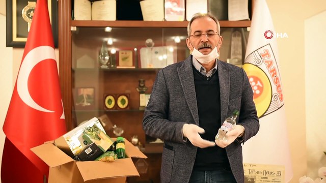 Tarsus Belediyesinden 65 yaş üstü vatandaşlara 30 bin gıda kolisi