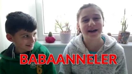 Minikler hazırladıkları videoyla yaşlılara "evde kal" çağrısı yaptı