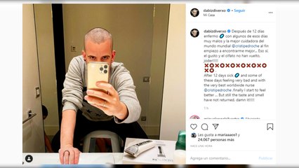 David Muñoz reaparece tras doce días enfermo y lo hace con cambio de look