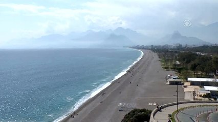 Antalyalılar "evde kal" çağrılarına uydu