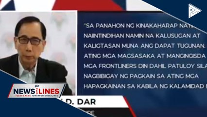 DA implements loan payment moratorium amid CoVID-threat