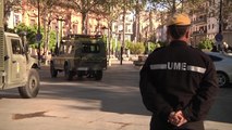 La UME continúa las labores de desinfección en los hospitales de Sevilla