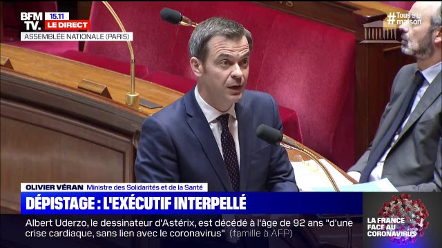 Olivier Véran (ministre de la Santé): Nous avons passé des commandes massives auprès des Etats-Unis, de la Chine, elles arrivent
