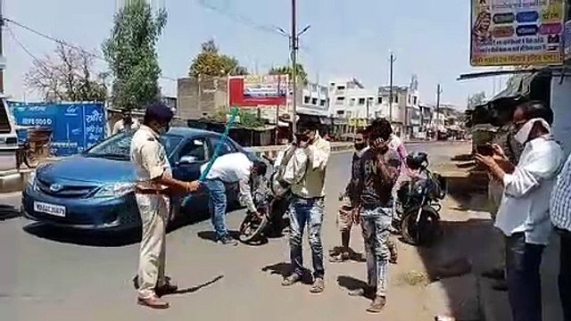 मंदसौर: लॉक डाउन के दौरान नहीं माने लोग, शासन ने दिखाई सख्ती