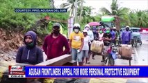 Agusan frontliners appeal for more personal protective equipment