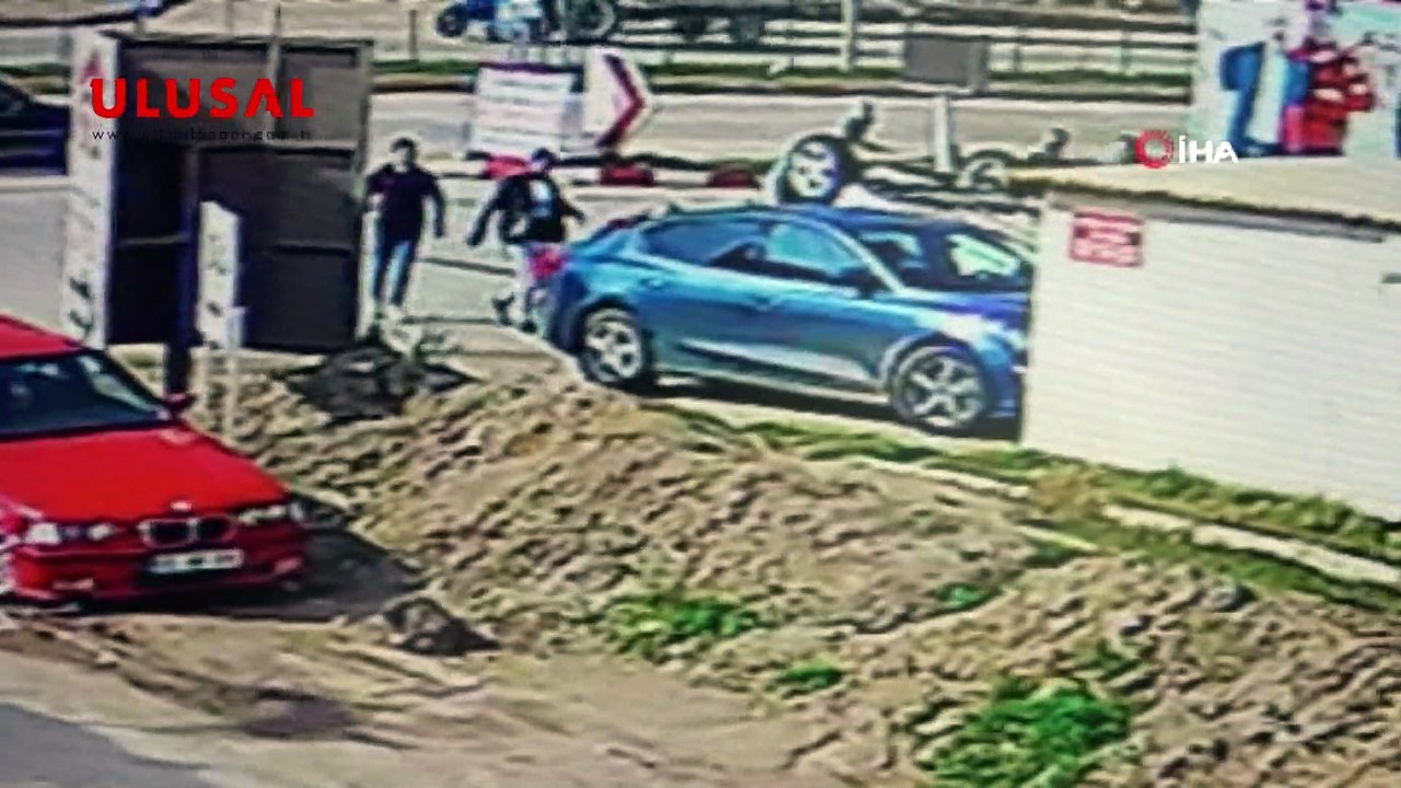 Tokat'ta faciadan dönüldüğü anlar kameralara yansıdı