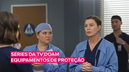 'Grey's Anatomy' e outras séries doam equipamentos de proteção à hospitais