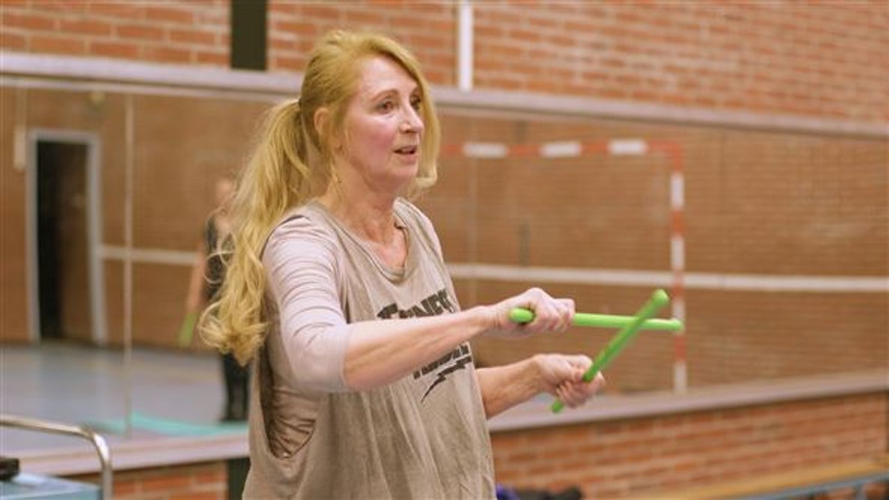 Workout-training mit beat