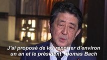 Le Japon et le CIO d'accord pour reporter d'un an les JO de Tokyo (Abe)