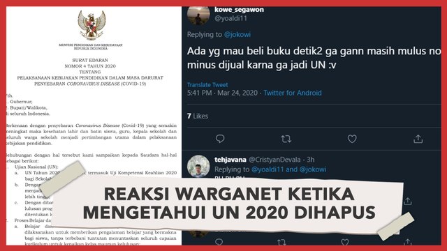 Begini Reaksi Warganet Ketika Tahu UN 2020 Dihapus