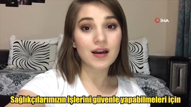 Üniversite öğrencilerinden işitme engelliler için videolu 'Evde Kal' mesajı